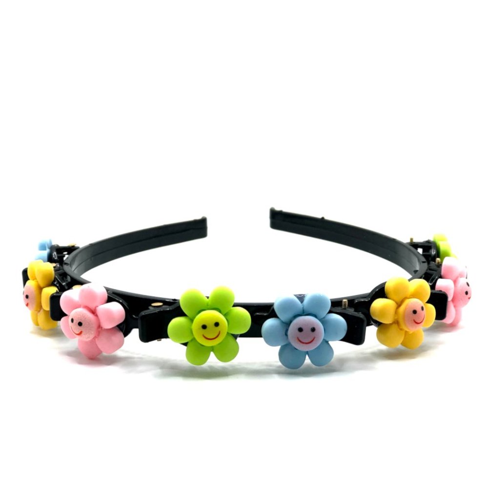 Flower Smile Girls Fashion Sweet Princess Hairstyle Headband hair hoop Clips